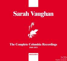 Vaughan Sarah: Columbia Recordings 1949-1954